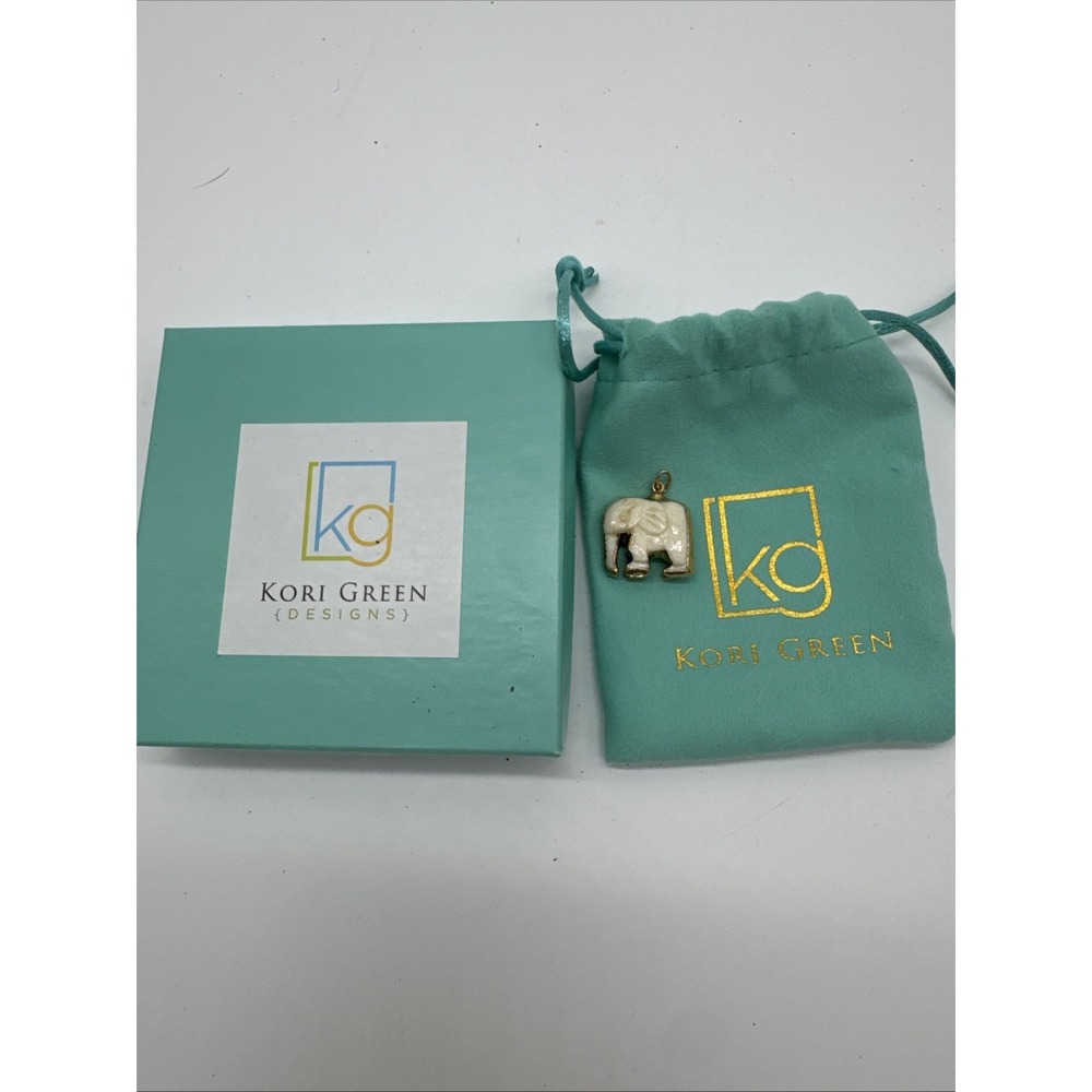 KORI‎ GREEN DESIGNS Elephant Pendant For Bracelet Or Necklace